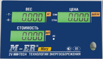 Пленочная панель передняя 223 АС LCD в Иркутске