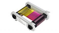 Полноцветная лента (YMCKO) на 500 оттисков с чистящим роликом; для принтера Advent SOLID 700 в Иркутске